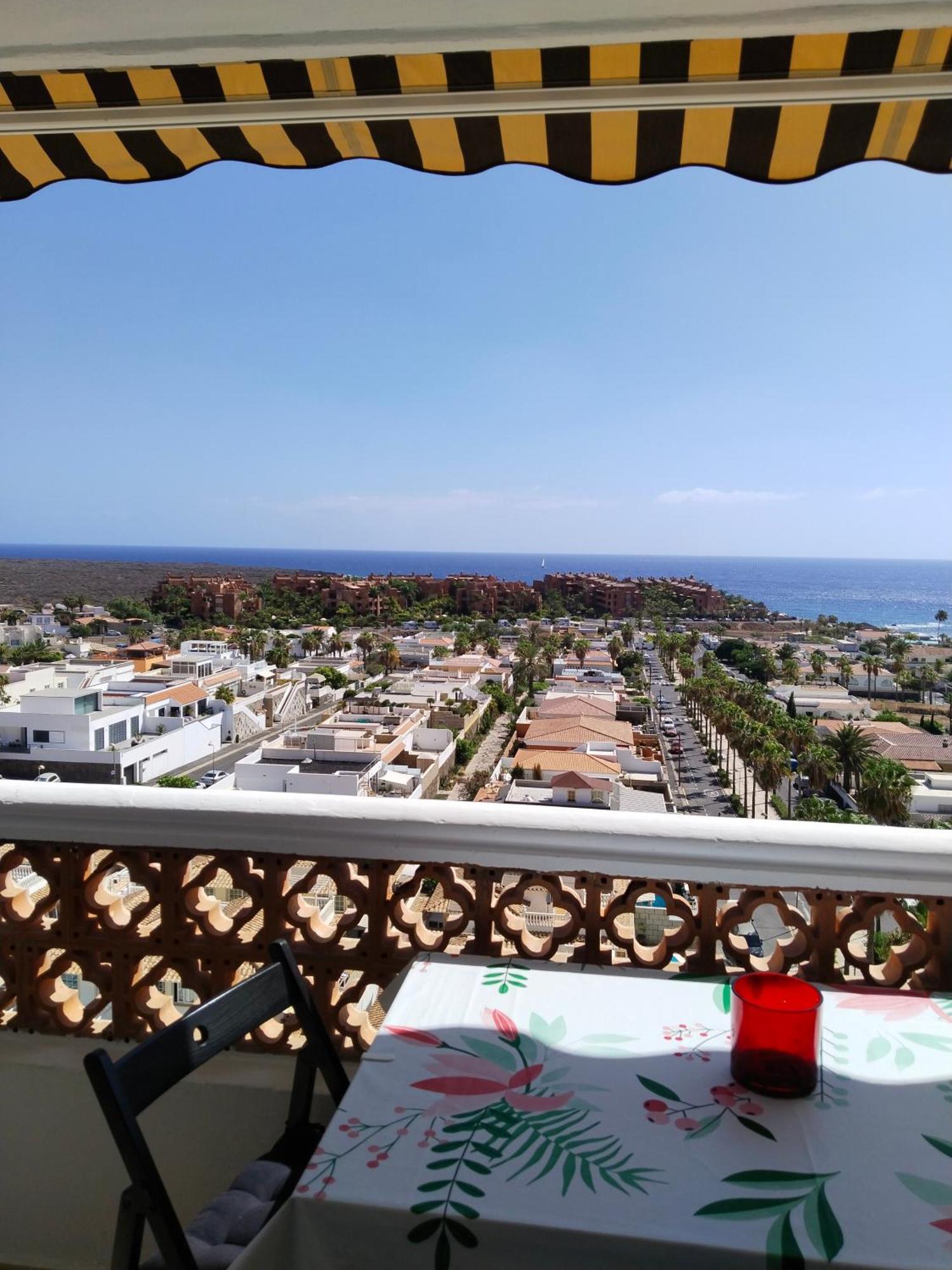 Palm-Mar Appartement Celeste 250M De L'Ocean Vue Mer Panoramique Bagian luar foto