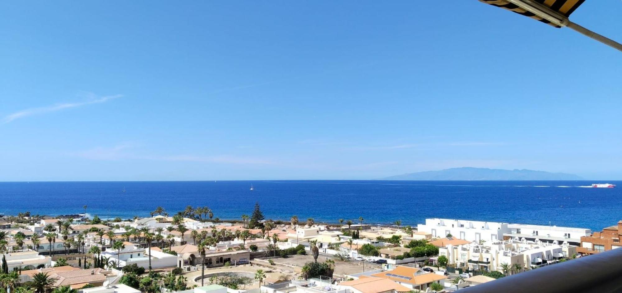 Palm-Mar Appartement Celeste 250M De L'Ocean Vue Mer Panoramique Bagian luar foto