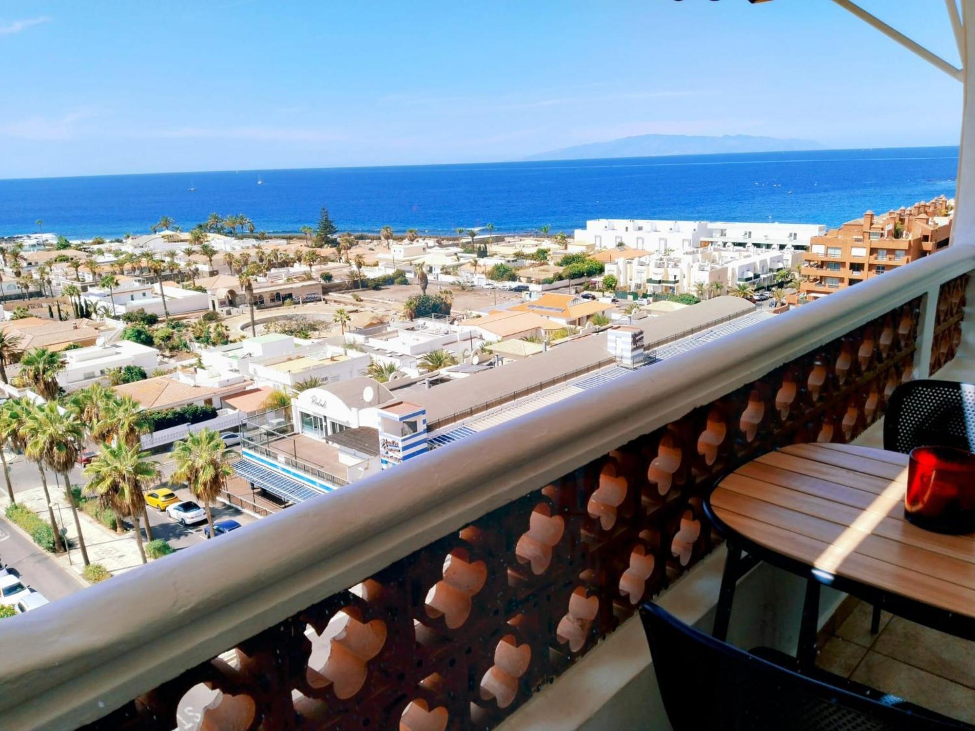 Palm-Mar Appartement Celeste 250M De L'Ocean Vue Mer Panoramique Bagian luar foto